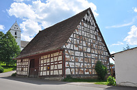 Ansicht Nordost / Zehntscheune in 72505 Krauchenwies, Hausen am Andelsbach (10.06.2016 - strebewerk.Architekten GmbH)