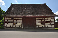 Ansicht Ost / Zehntscheune in 72505 Krauchenwies, Hausen am Andelsbach (10.06.2016 - strebewerk.Architekten GmbH)