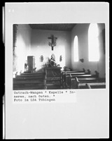 Innenansicht / Kapelle St. Michael in 88356 Ostrach-Wangen (o.A. - LAD Baden-Württemberg, Außenstelle Tübingen, Quelle: bildindex.de)