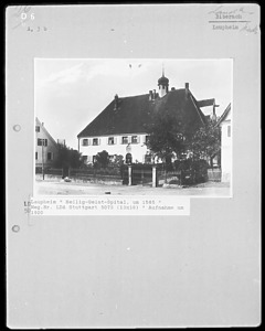 Ehem. Heilig-Geist-Spital / Ehem. Hospital zum Heiligen Geist in 88471 Laupheim (um 1920 - LAD Baden-Württemberg, Stuttgart, Quelle: bildindex.de)