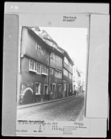 Ansicht von Westen auf Obere Badstraße 11 (linkes Gebäude) / Wohnhaus in 69412 Eberbach am Neckar (11.1969 - LAD Baden-Württemberg, Außenstelle Karlsruhe, Quelle: bildindex.de)