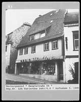 Nordwestansicht / Wohn- und Geschäftshaus in 69412 Neckargemünd (1980 - LAD Baden-Württemberg, Außenstelle Karlsruhe, Quelle: bildindex.de)